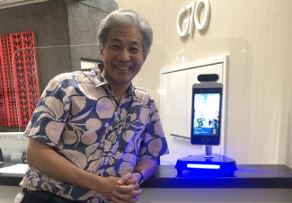G70 installs face temperature scanner in Honolulu office for Covid return