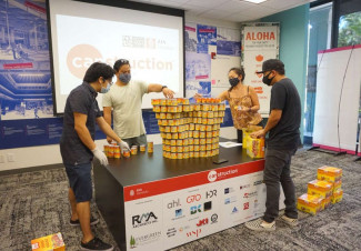 AIA Honolulu’s CANstruction® competition benefiting the Hawaii Foodbank