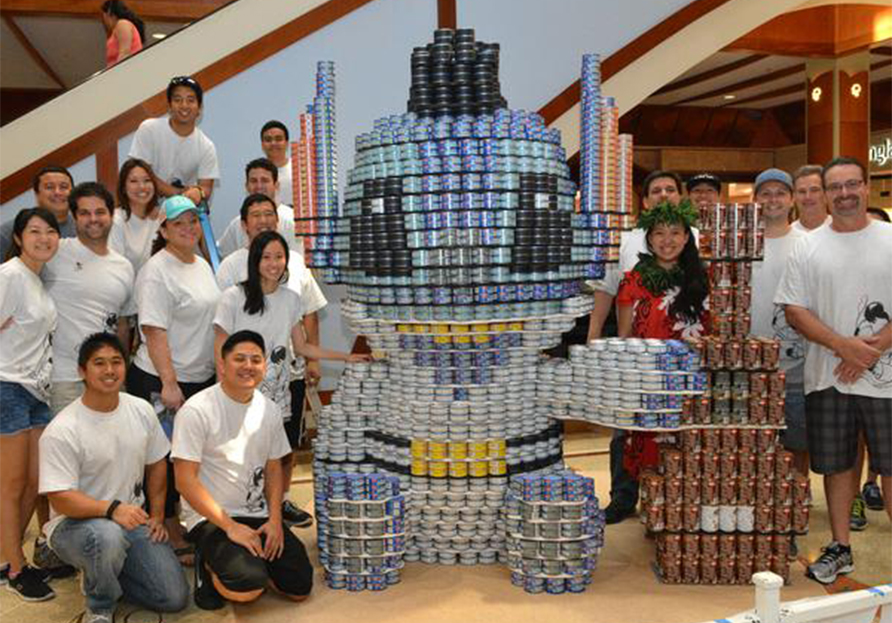 10th annual Canstruction contest benefits Hawaii Foodbank