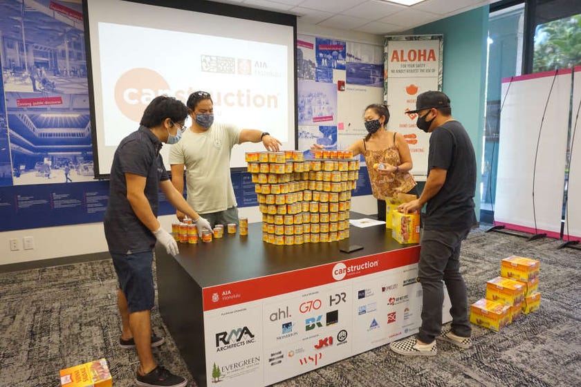 AIA Honolulu’s CANstruction® competition benefiting the Hawaii Foodbank